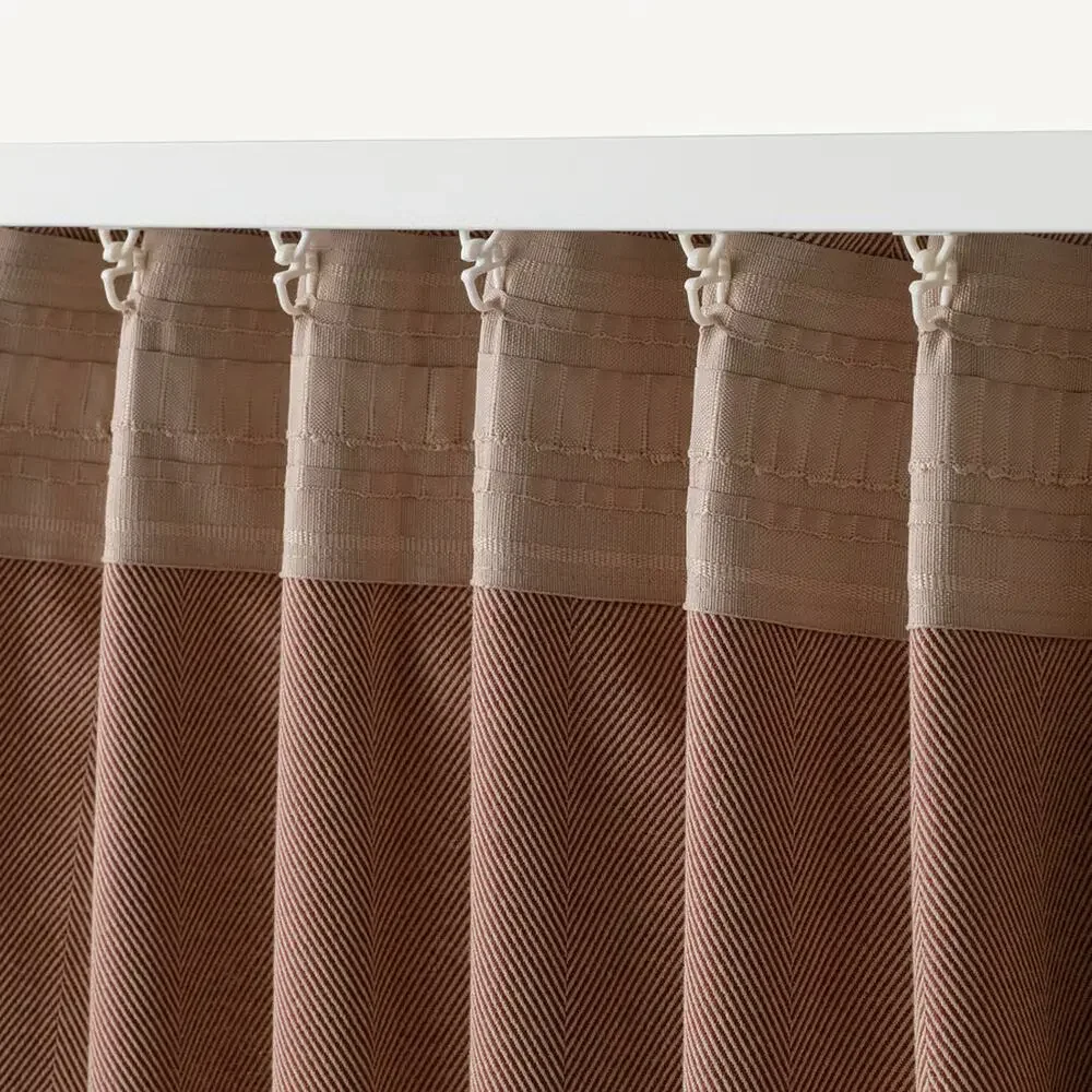 IKEA TIBAST Room Darkening Curtains Dark Red 57x98 1 Pair - New